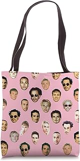 Backstreet Boys â€“ Repeated Faces Pink Tote Bag