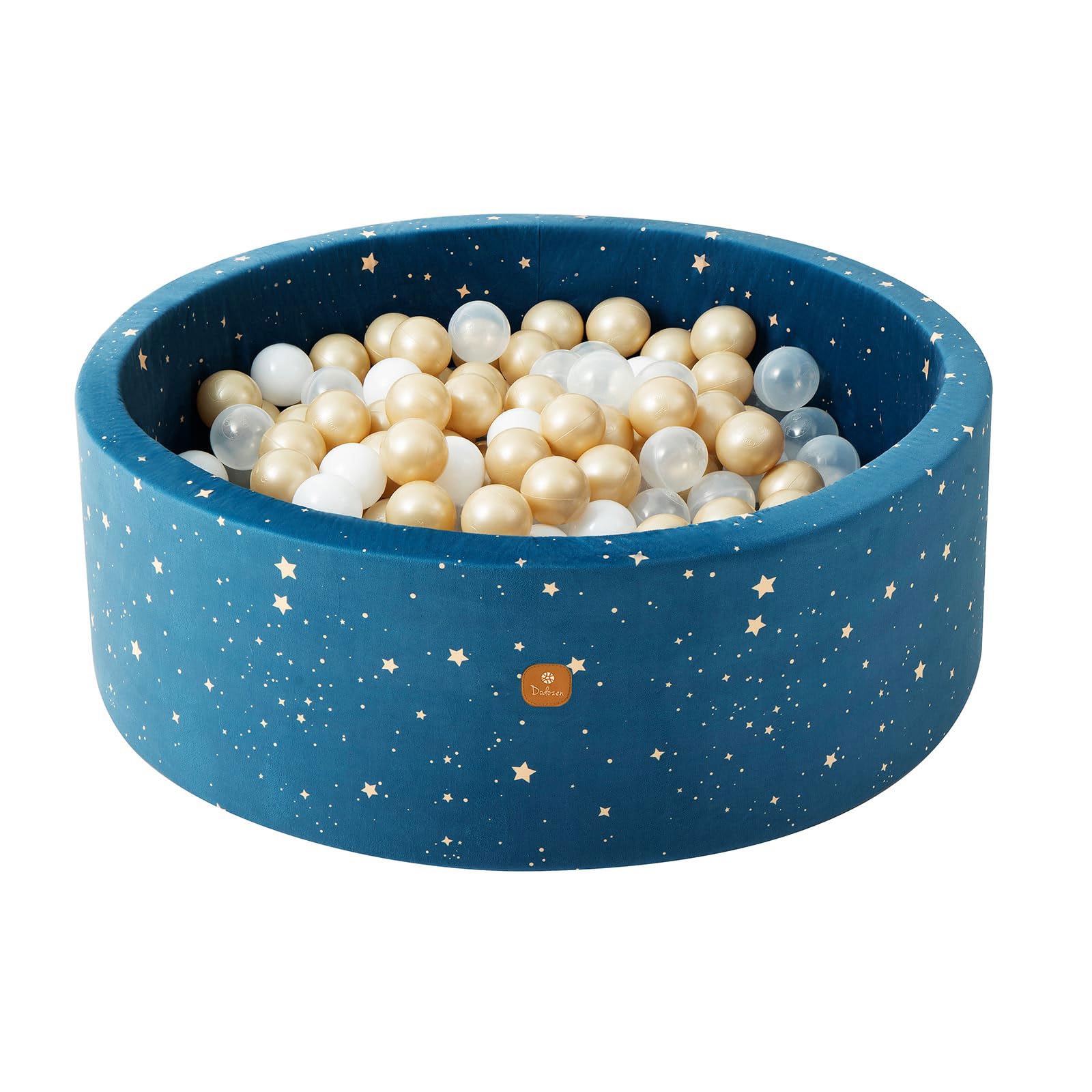 Foam Ball Pit 35.4"x 11.8" for Toddlers and Kids,Round Ball Pool Indoor Outdoor Baby Playpen,Ideal Gift for Infants,Balls not Included - Night Sky
