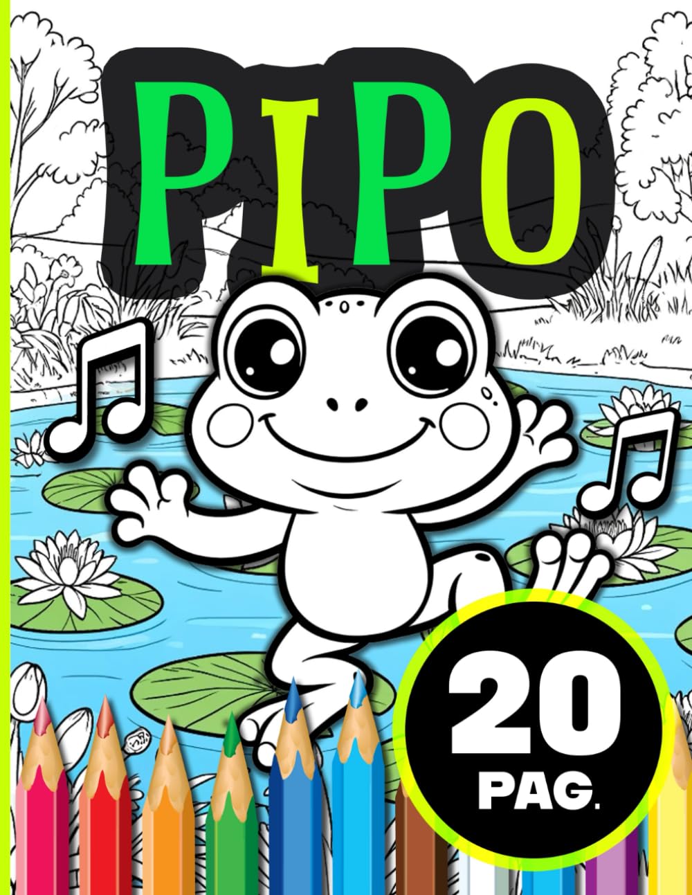 Pipo: Smart Coloring Book – Easy Math for Kids (Ages 4–8) (LumiCromi Coloring Books)