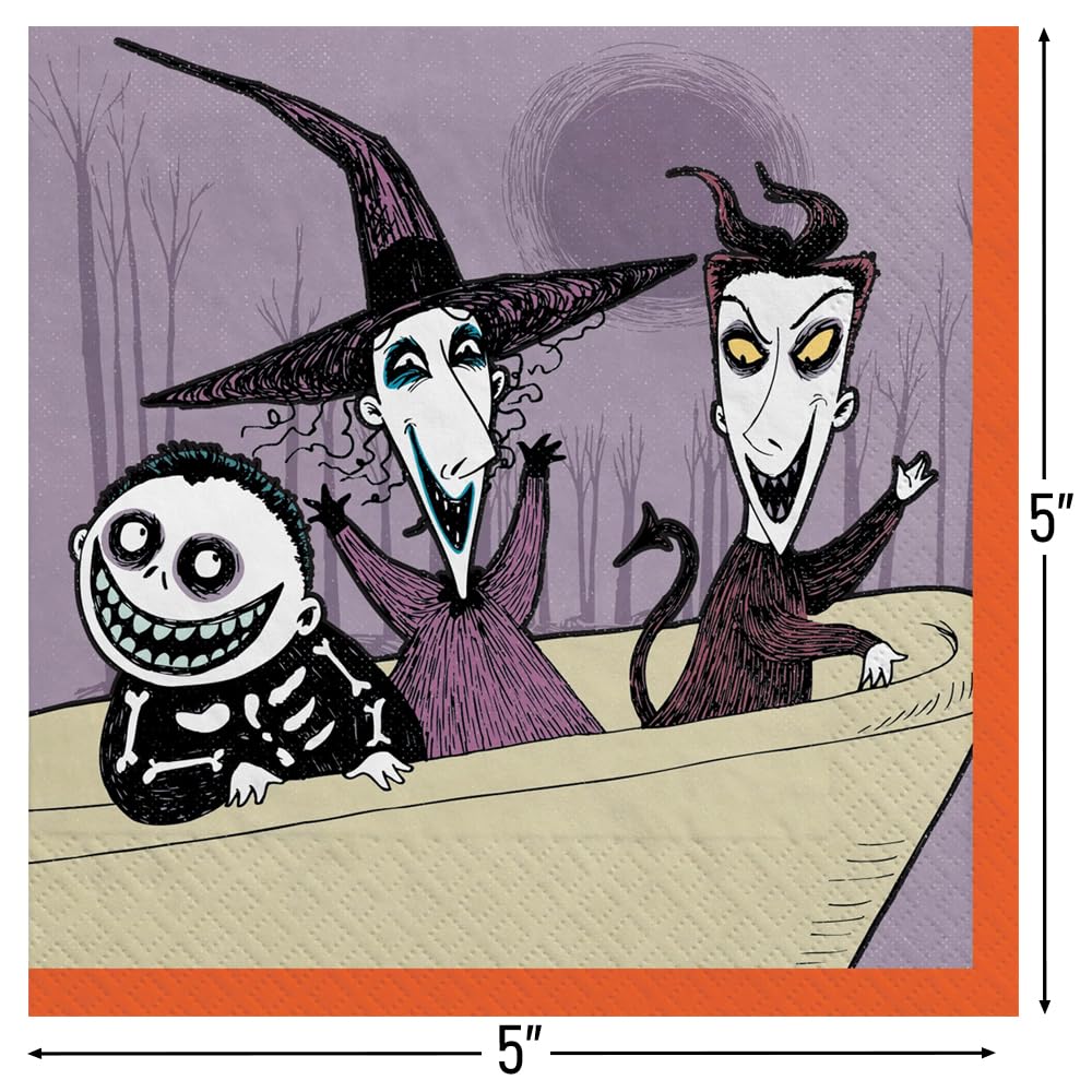 Nightmare Before Christmas - Pumpkin King Serwetki do napojów 12,7 cm x 12,7 cm (6/90)