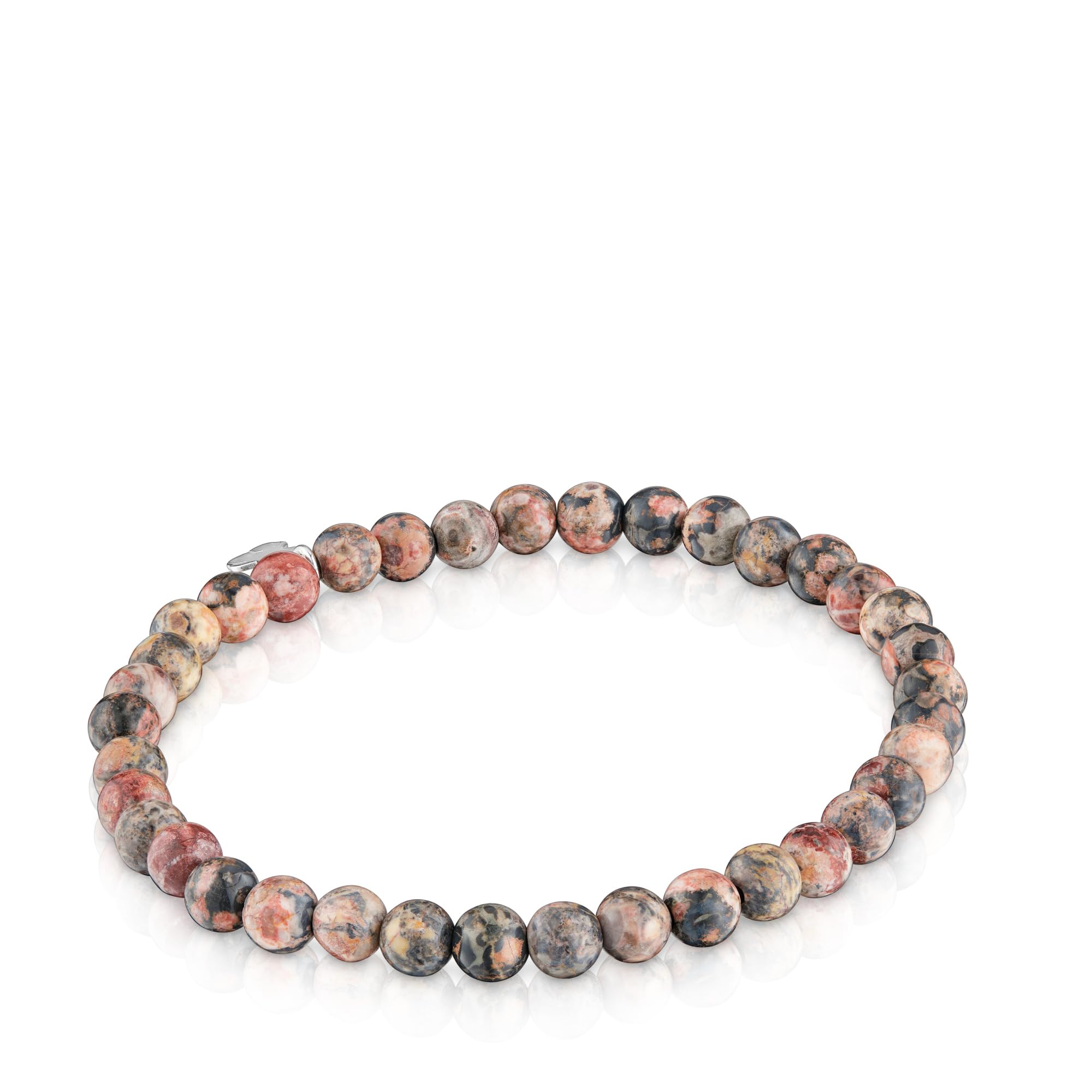 TOUS Basics Collection Elastyczna bransoleta z motywem niedźwiedzia ze srebra próby 925 dla kobiet, 16,5 cm długości