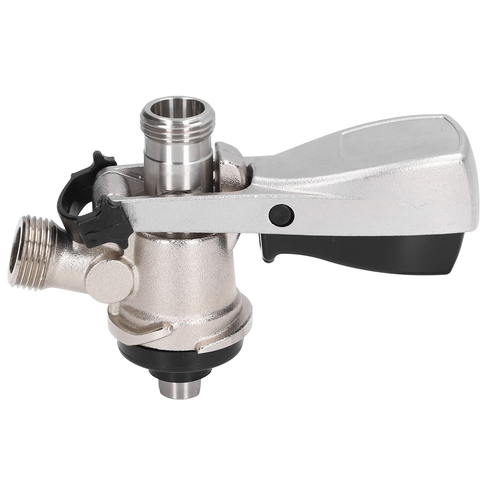 DEWIN Fût de Bière G5/8, Coupleur de Fût de Bière G5/8 Brassage Bière Robinets Coupleur de Fût de Bière de Type S Distributeur Baril de Bière en Acier Inoxydable