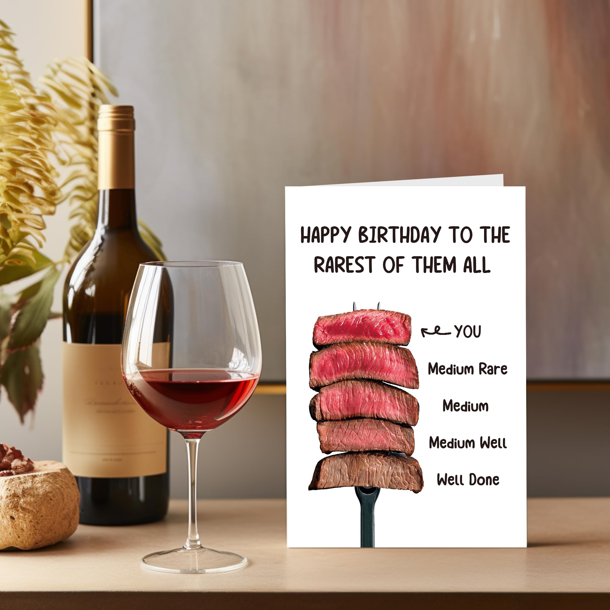 Heollaok Funny Steak Birthday Card Funny Birthday Cards For Dad |  Desertcart Aruba