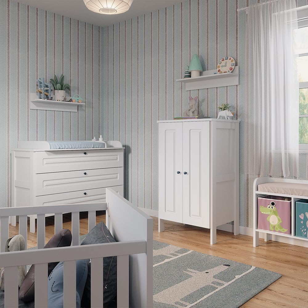 VitaliSpa Guardaroba bambini Ajaton 70 x 120.6 cm Bianco