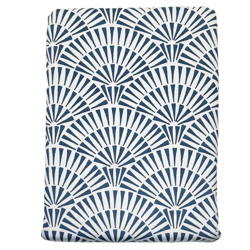 Luxe Dreams Scallop Pattern Single Duvet Cover Set, Reversible Quilt Cover with 1 Pillowcase - Image 2
