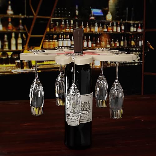 Miniatura 2 de Juego de 3 moldes de resina de silicona con forma de flor, soporte para copas de vino, portavasos, moldes de fundición de resina epoxi, bastidores