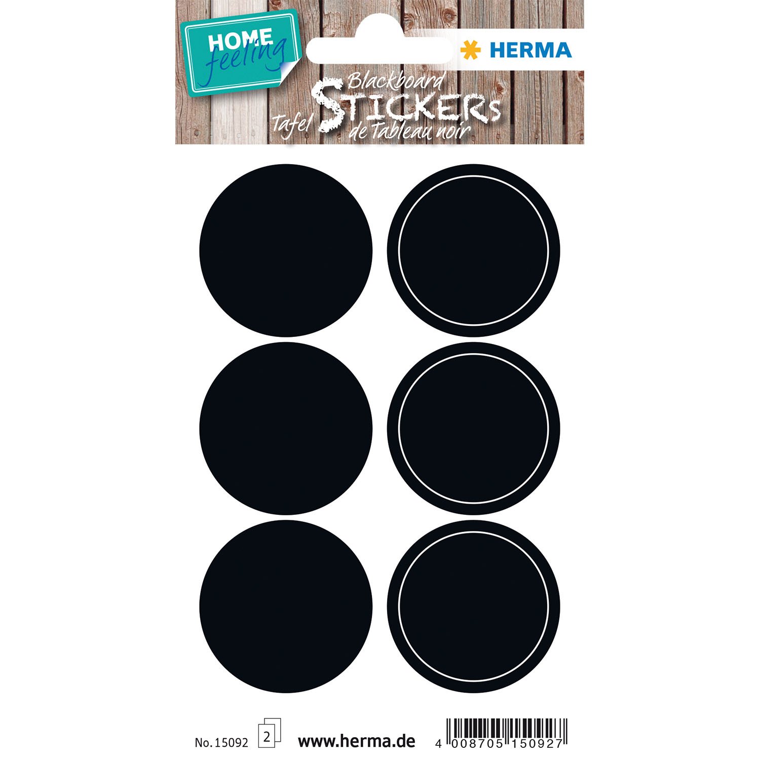 Herma Blackboard Labels Home Feeling "Circles"