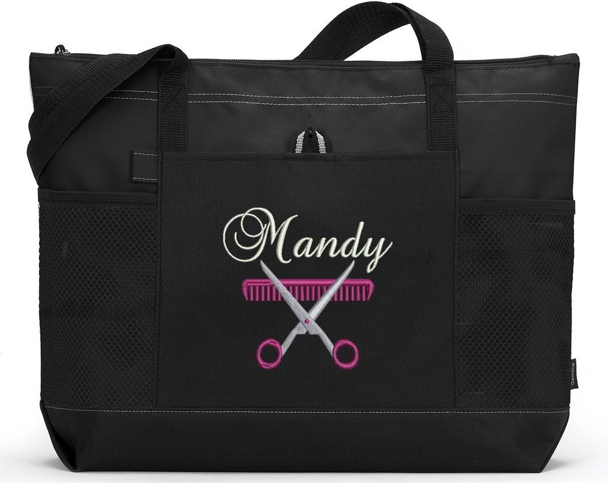 Simply Custom LifeHair Stylist Personalized Embroidered Tote