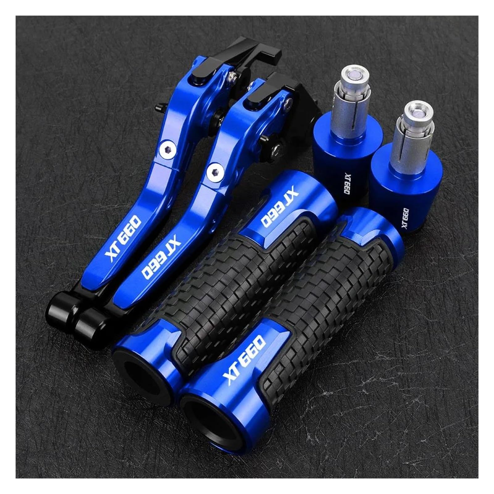 Dla YAMAHA XT660 XT660R XT660X Tenere XT 660 2004-2017 Uchwyty Motocyklowe, Uchwyty DźWigni(Blue6)