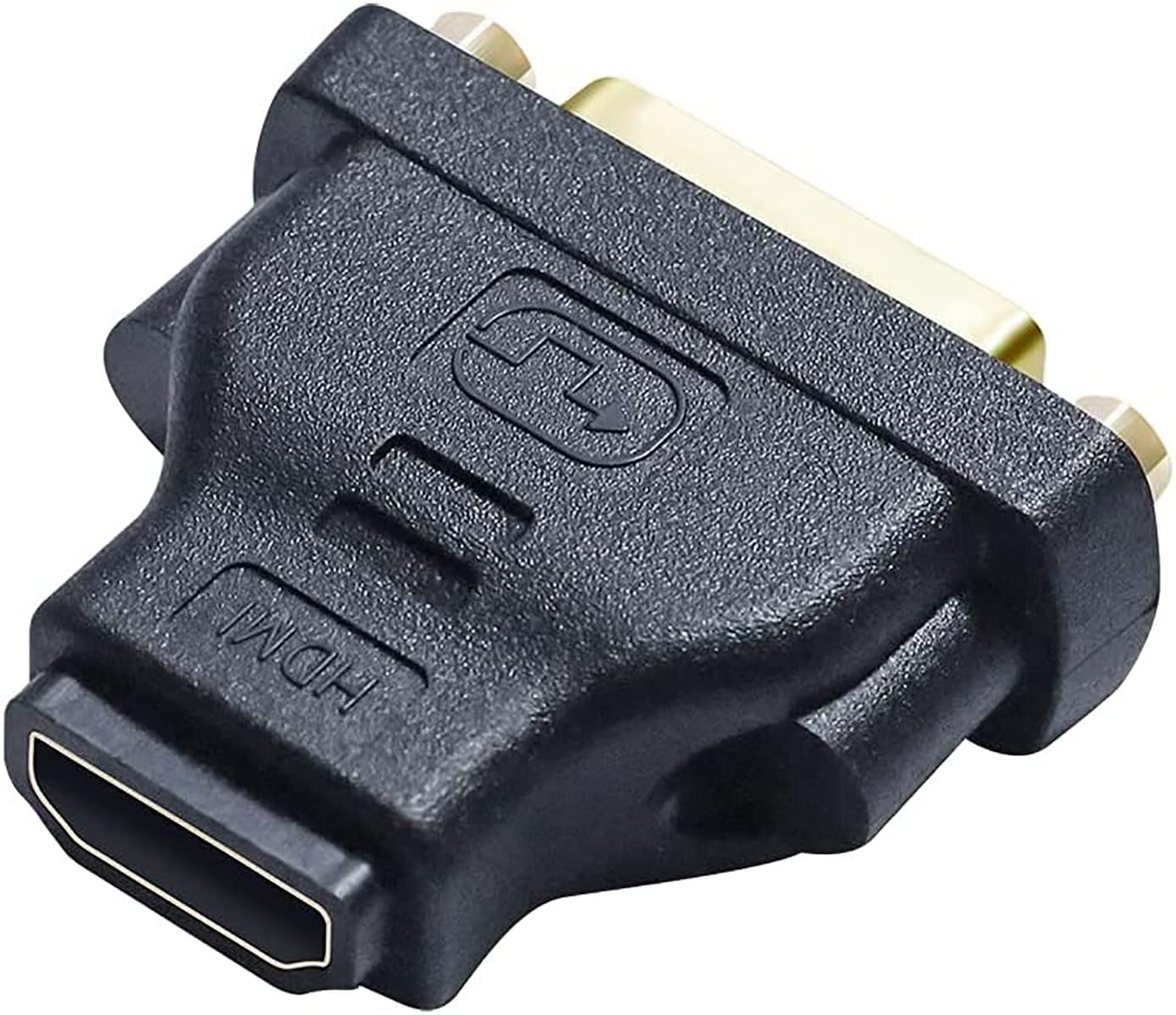 DTech DVI Femmina a HDMI Femmina Adattatore Bidirezionale HDMI a DVI-I Convertitore 24+5 Porte 4K 1080p Video per Computer Monitor PC TV