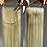 BEEOS 5x5 Skinlike Real HD Lace Closure Only, 613 Blonde 0.10mm Ultra-thin Invisible Swiss Lace Ultimate Human Hair Closure Pre-Plucked Natural Hairline Silky Straight 20 Inch