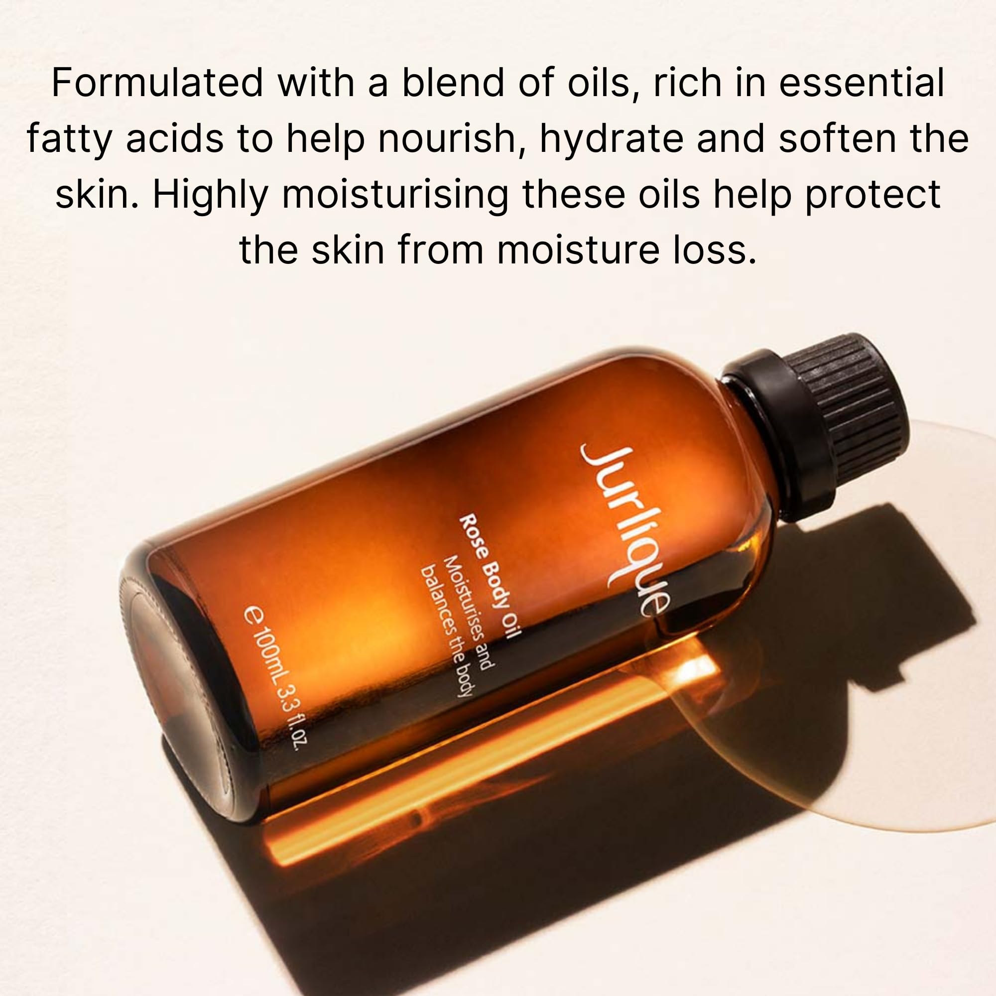 Jurlique Rose Body Oil, 3.4 fl oz (100 ml)