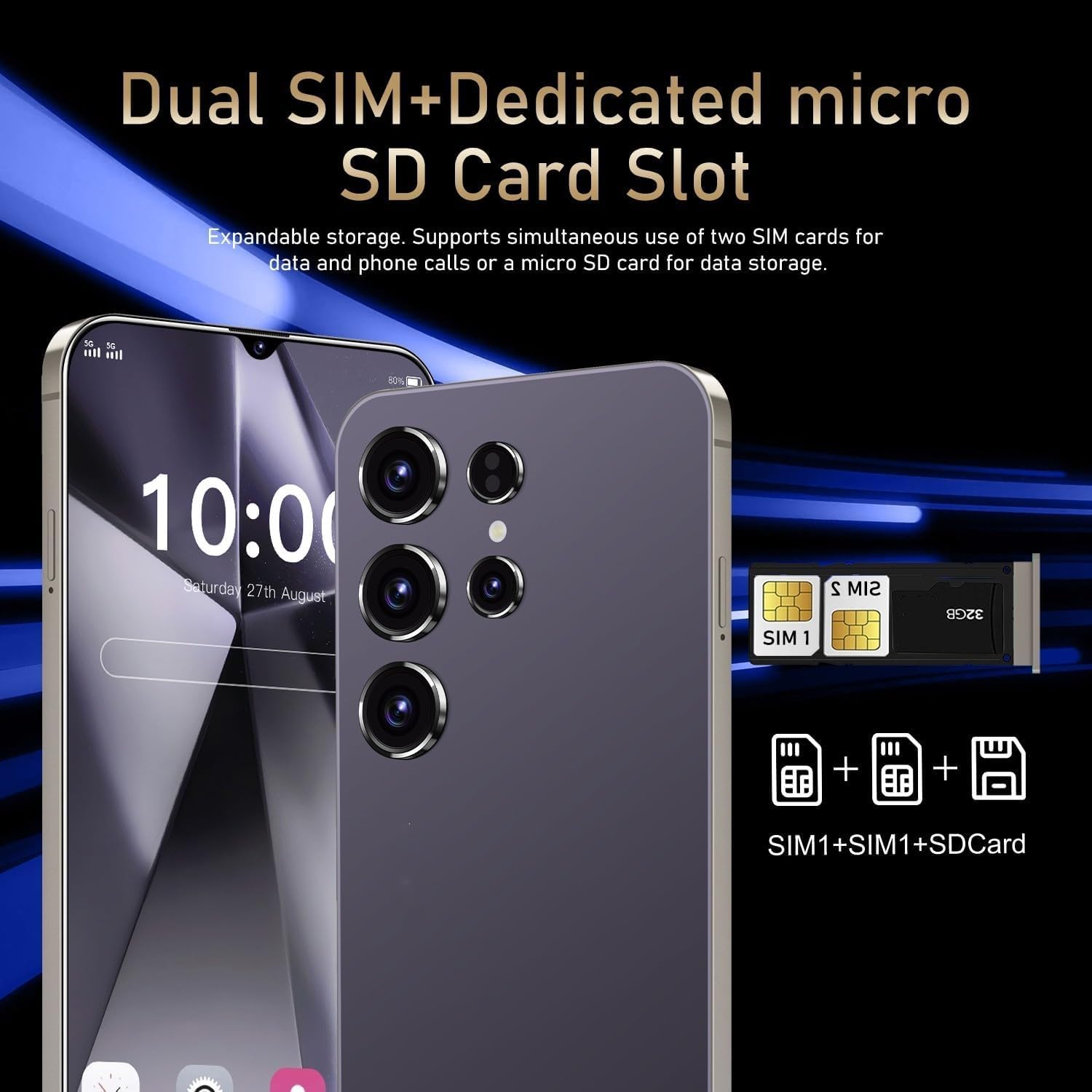 Amazon.com: Unlocked Cell Phone, Android 14 Smart Phone 6.36 Inch