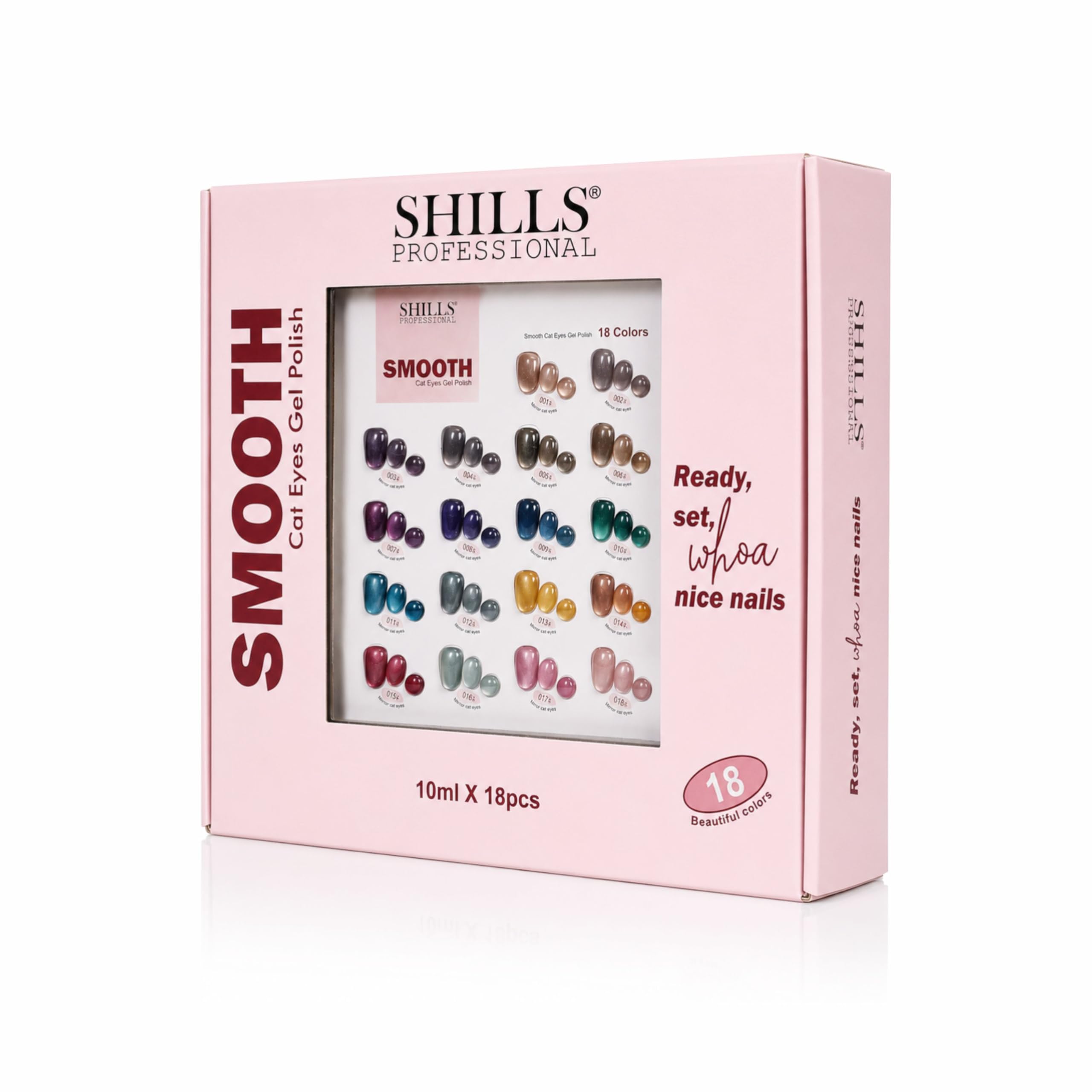 Shills Professional Smooth Cat Eye Gel Nail Polish Set | Shills Professional Smooth Cat Eye Gel Nail Polish Set-image-28