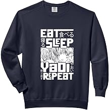 Eat Sleep Yaoi Repeat Gay Anime Comfort Colors Adult Sweatshirt
