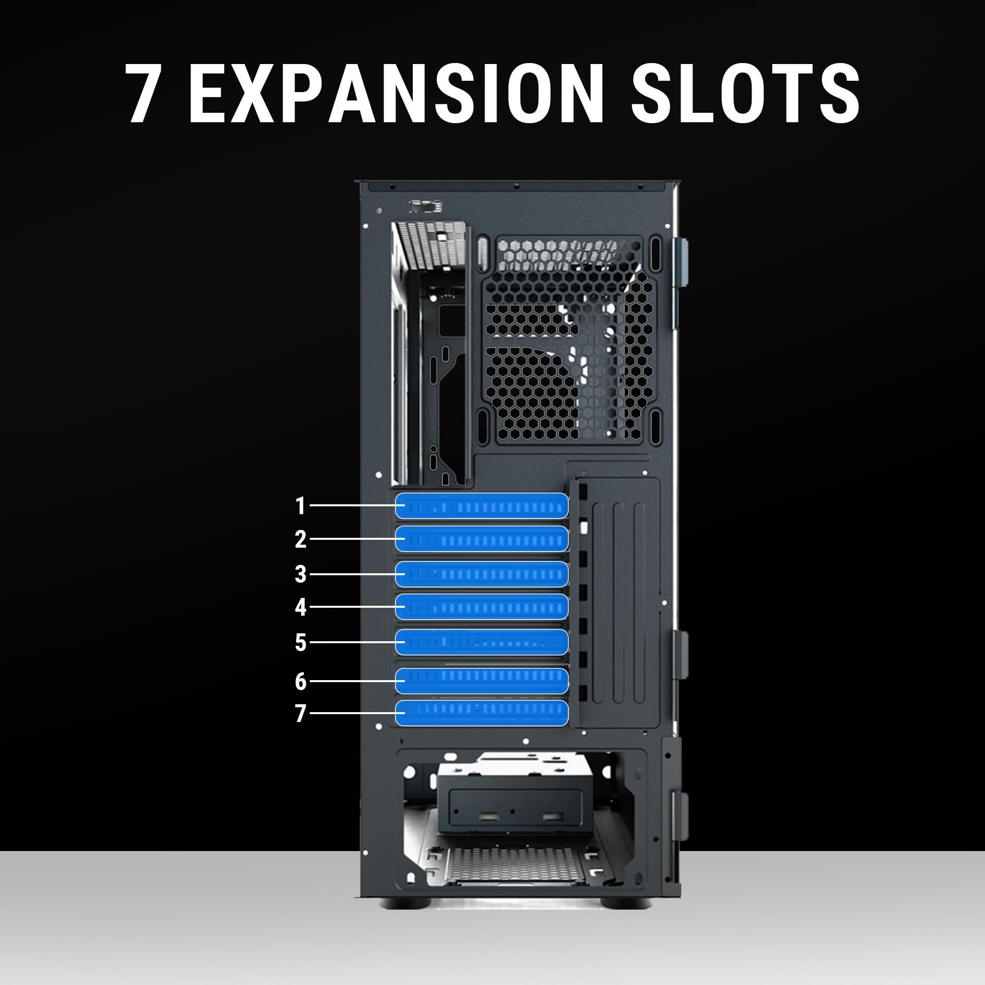 Ant Value VM40 ATX Gaming Case - ITX Support -8 Ant Value VM40 ATX Gaming Case - ITX Support -8