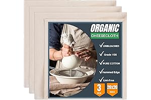 Reusable Cheese Cloths for Straining - Grade 100