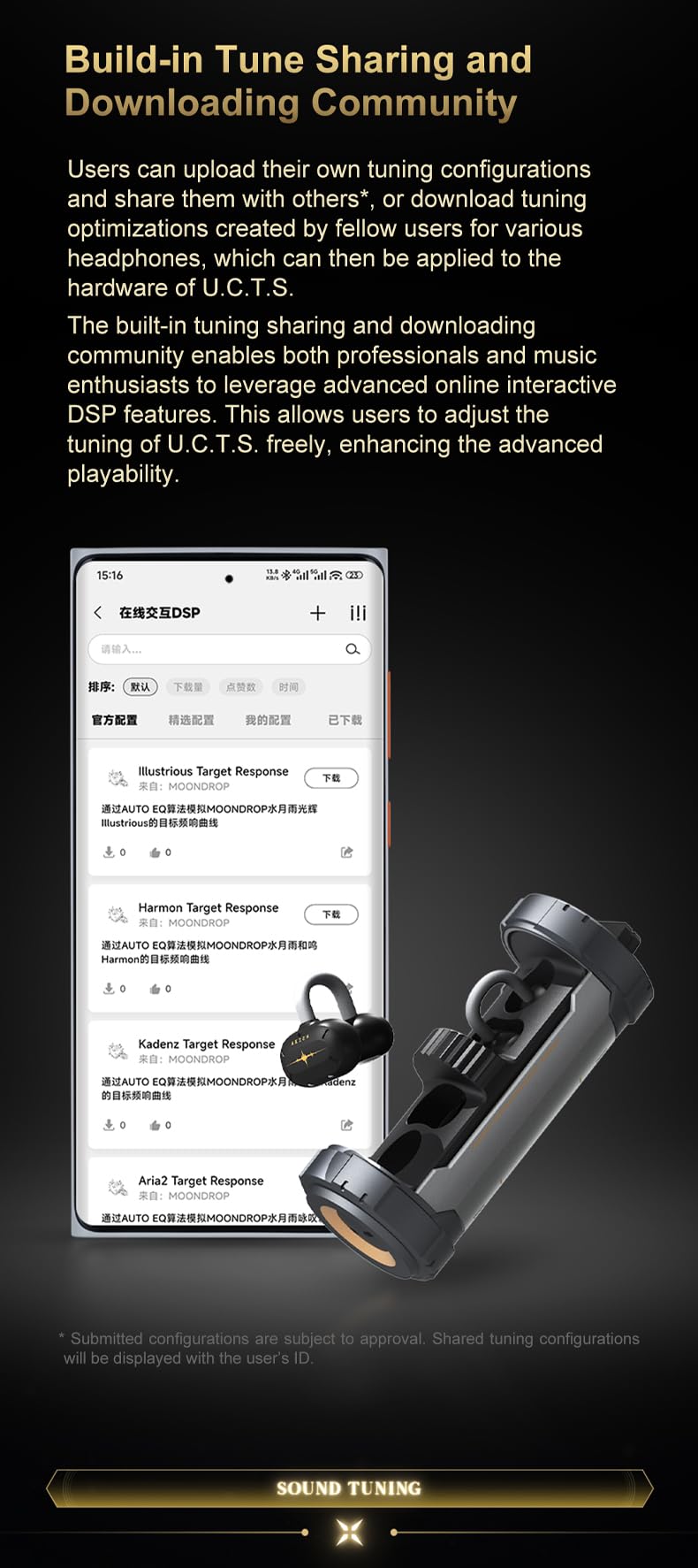 Moondrop x Wuthering Waves U.C.T.S. Hybrid Dual Driver OWS Al Noise Cancelling LHDC-V Gaming Headset nline Interactive DSP LE Audio