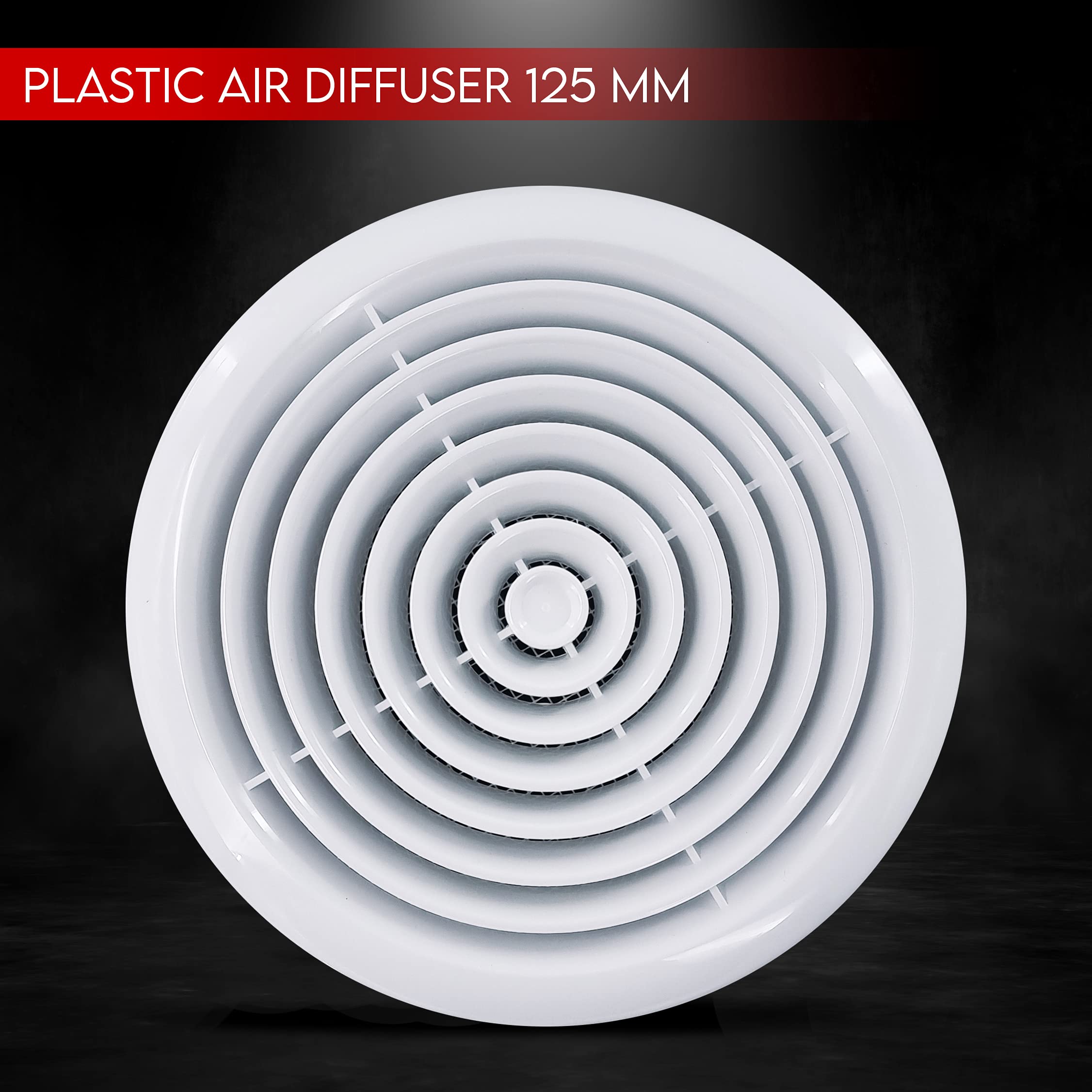 5 Inch Round Hvac Diffusers Dia. 75mm To 400mm Round HVAC Ceiling Air