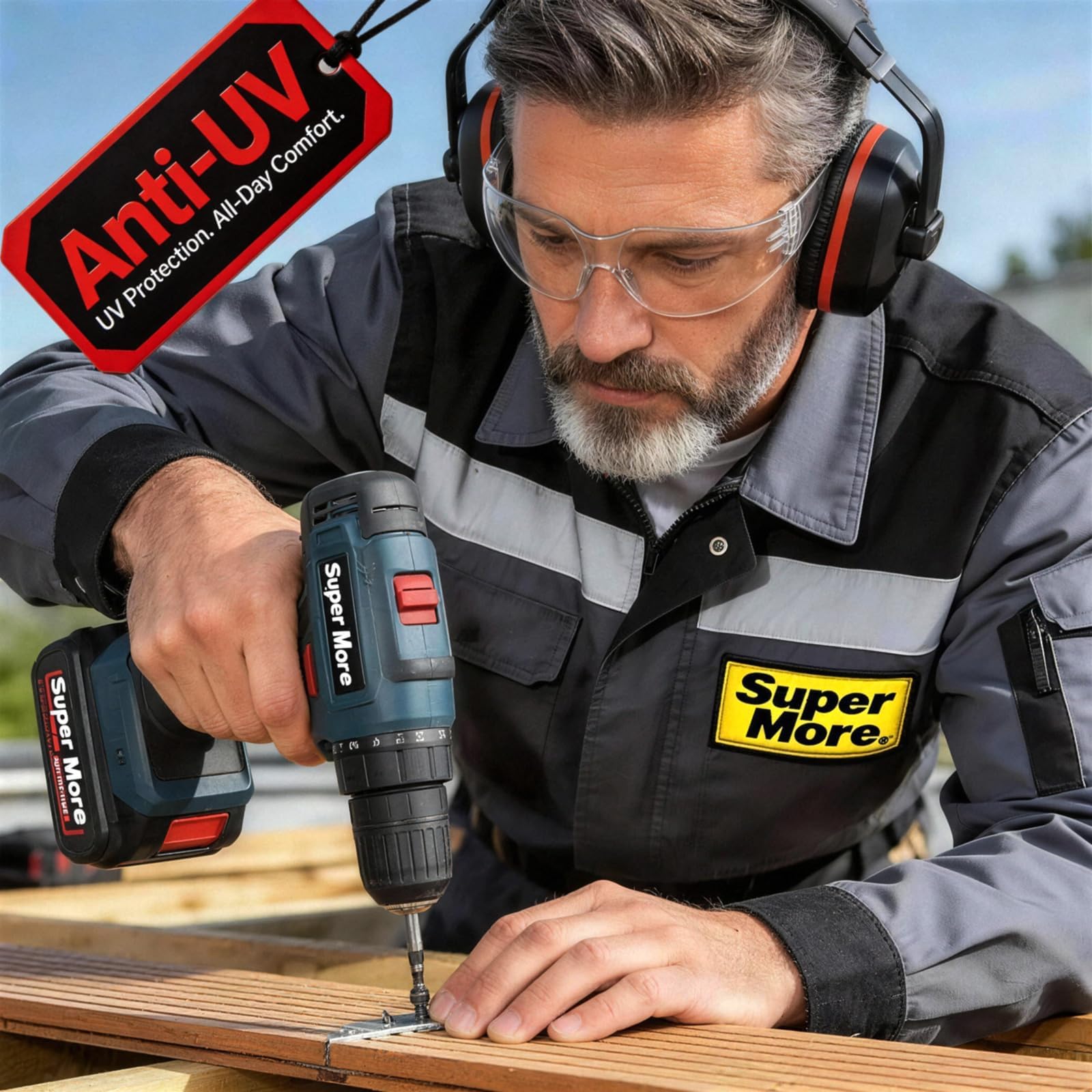 Super More 12 Pack ANSI Z87.1 Safety Glasses UV400 for Work,Sports,Daily — Amazon image 2