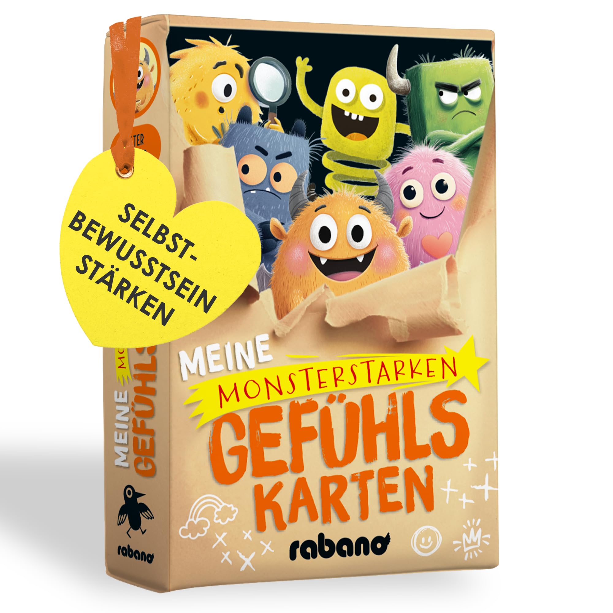 50 Gefühlskarten für Kinder - Sozial-emotionale Entwicklung fördern - Für Kindergarten & Grundschule - Emotionskarten, Gefühlsmonster Karten als Routine