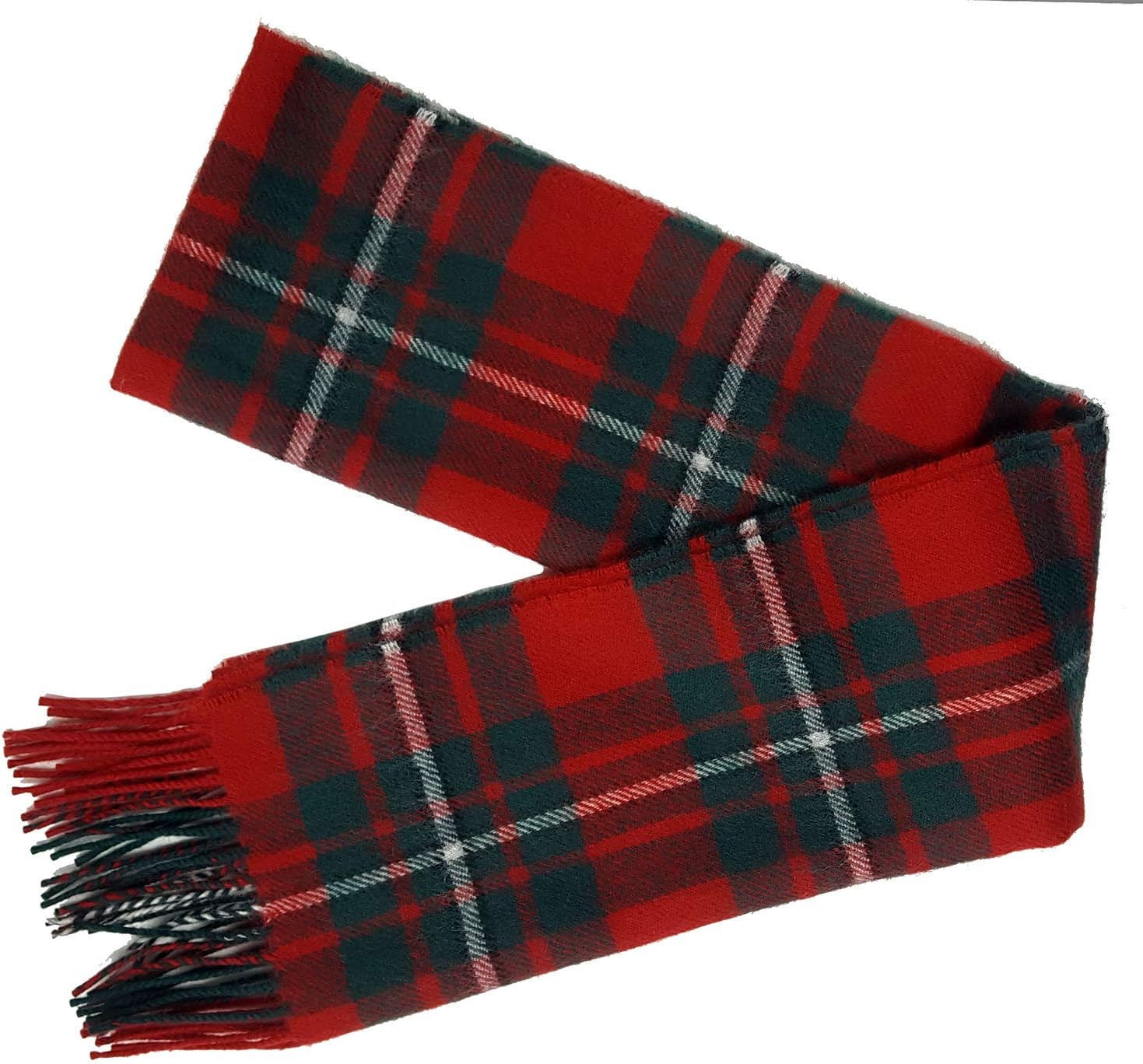 MacGregor Modern Tartan Lambswool Scarf-Made in Scotland