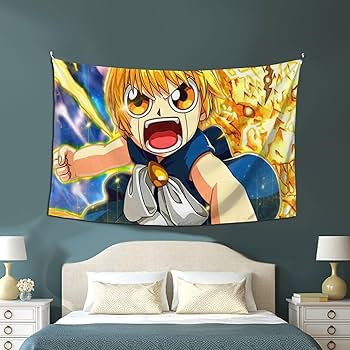 Amazon.co.jp: 金色のガッシュベル タペストリー 壁掛け 装飾