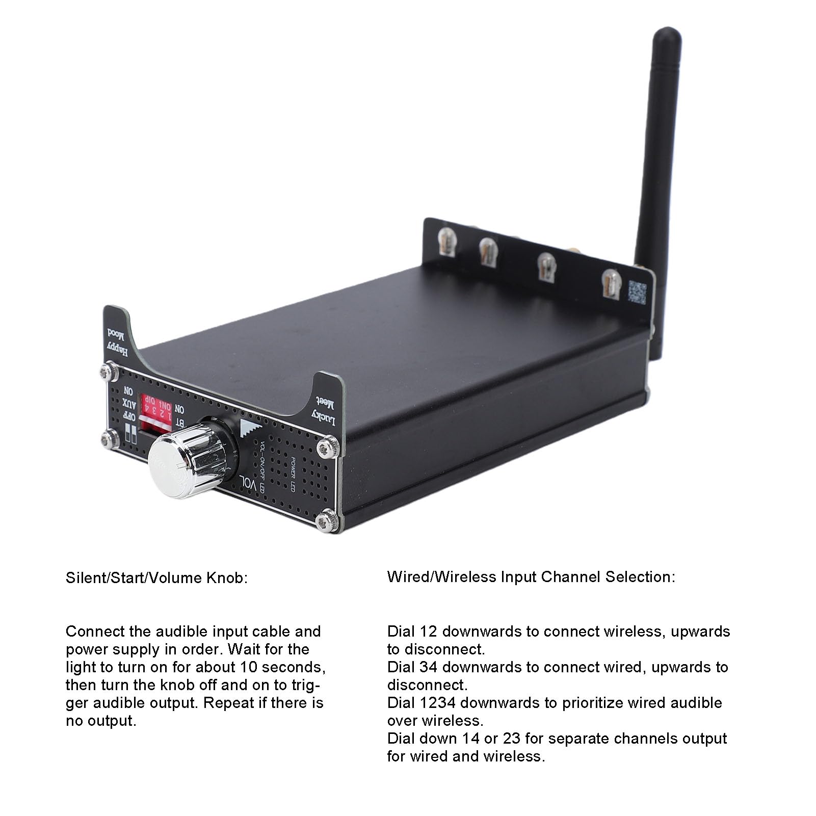 Tosuny TPA3221 Amplificatore Bluetooth 2x100 W, Scheda Audio Hi-Fi Classe D con OPA1612, Bassi Bassi Migliorati per Altoparlanti Fai da Te Subwoofer Home Theater