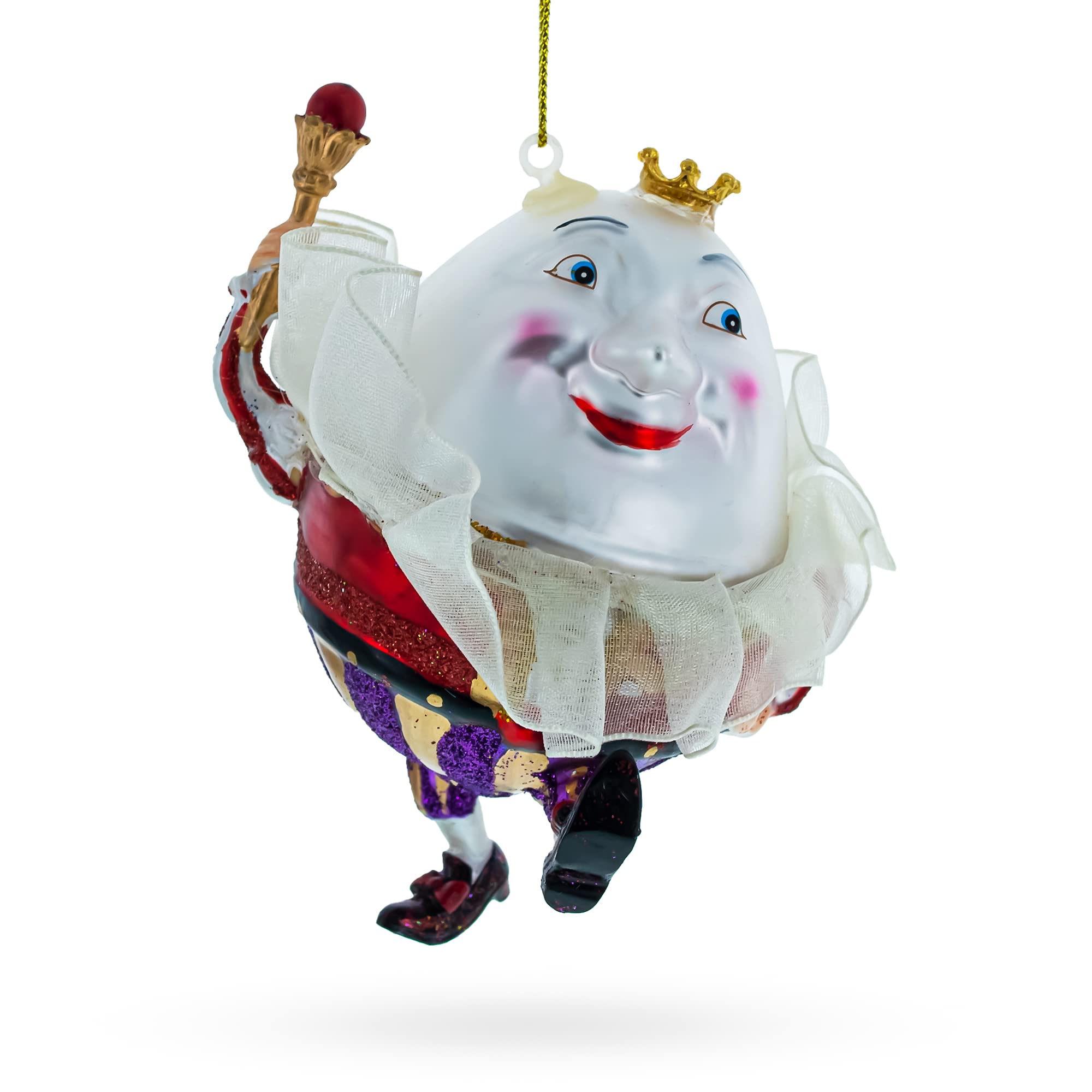 Royal Egg King décoration de Noël en verre soufflé pour retrouver la magie de votre enfance
