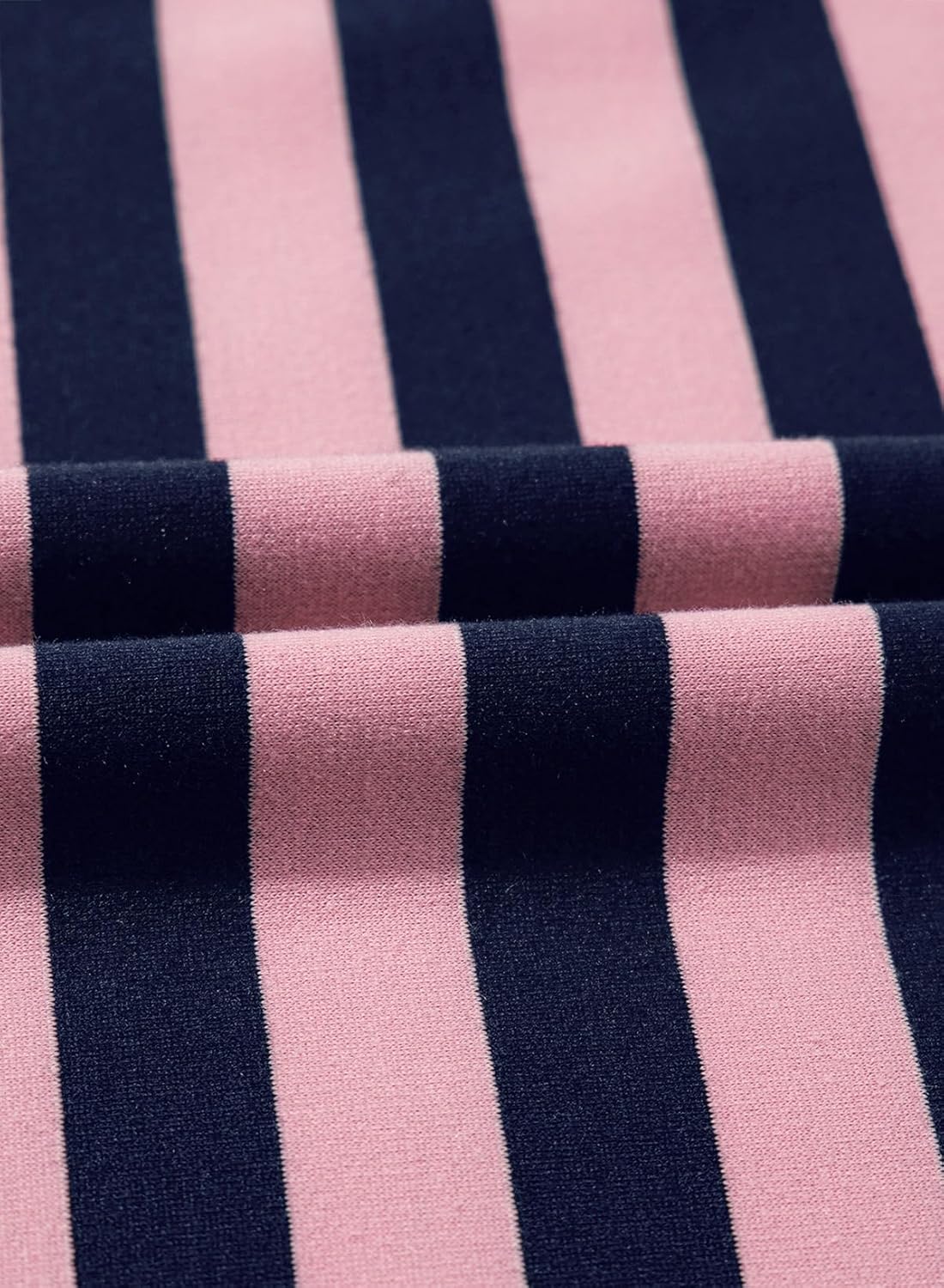 Dokotoo T Shirts for Women Striped Color Block Loose Fit Round Neck Womens Tops Tshirts Shirts Oversized Tshirts for Women - Image 6