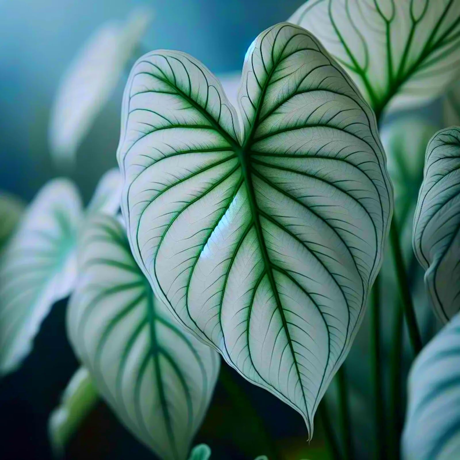 Bulk Elephant Ear Rhizome Surprise Growth, Colocasia Gigantea Bulbs, No Watering Required, Professional Planting-f-6Bulbs