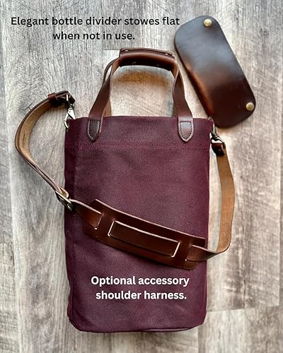 Miniatura 8 de Vinarmour Bolsa de vino bolsa de vino de 2 o 3 botellas resistente fabricada en Estados Unidos borgoña