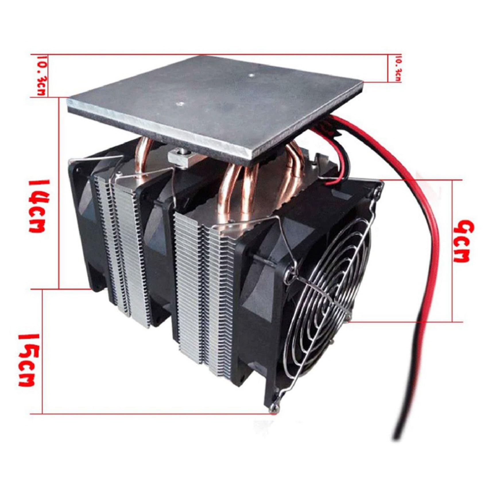 2X Placa de Refrigeración Semi-Conductor de Refrigeración Termoeléctrica Peltier 240W Placa de Refrigeración Grande Computadora Asistida por Potencia