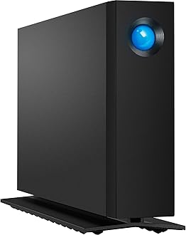 LaCie d2 Professional 4TB External Hard Drive Desktop HDD USB-C USB 3.1 Gen 2, 7200 RPM Enterprise Class Drives, for Mac and PC Desktop, 5-Year Data Recovery Services & 1mo Adobe CC (STHA4000800)