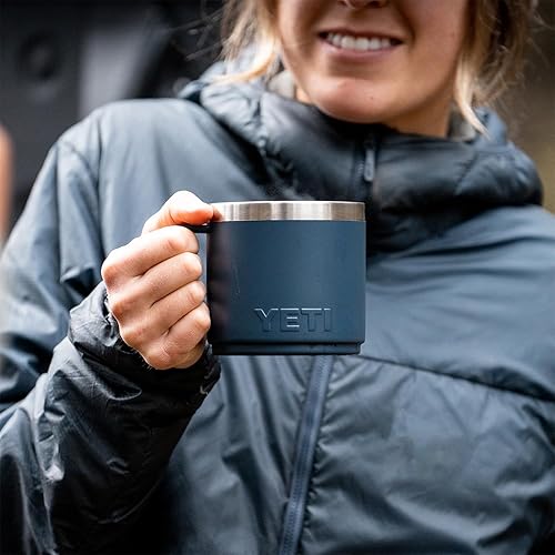 Miniatura 6 de YETI Rambler - Taza apilable con forro de cerámica, de 14 onzas, aislada al vacío, de acero inoxidable con tapa MagSlider, rosa tropical