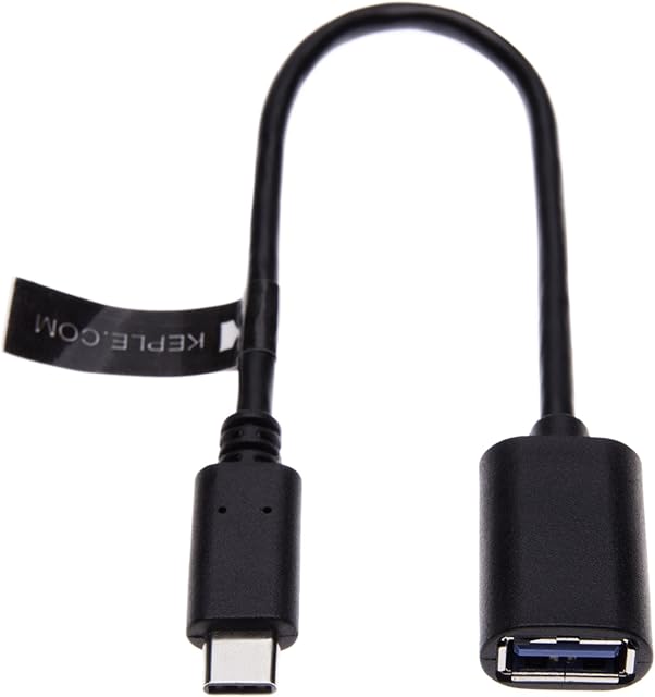 Type C OTG Adapter Converter Compatible with Samsung Galaxy A3 A5 A7 (2017) On The Go- USB Host Cable USB C 3.1 to Standard Female 3.0 Connector Keyboard Mouse Memory Stick Flash Drive 15 cm / 0.5ft
