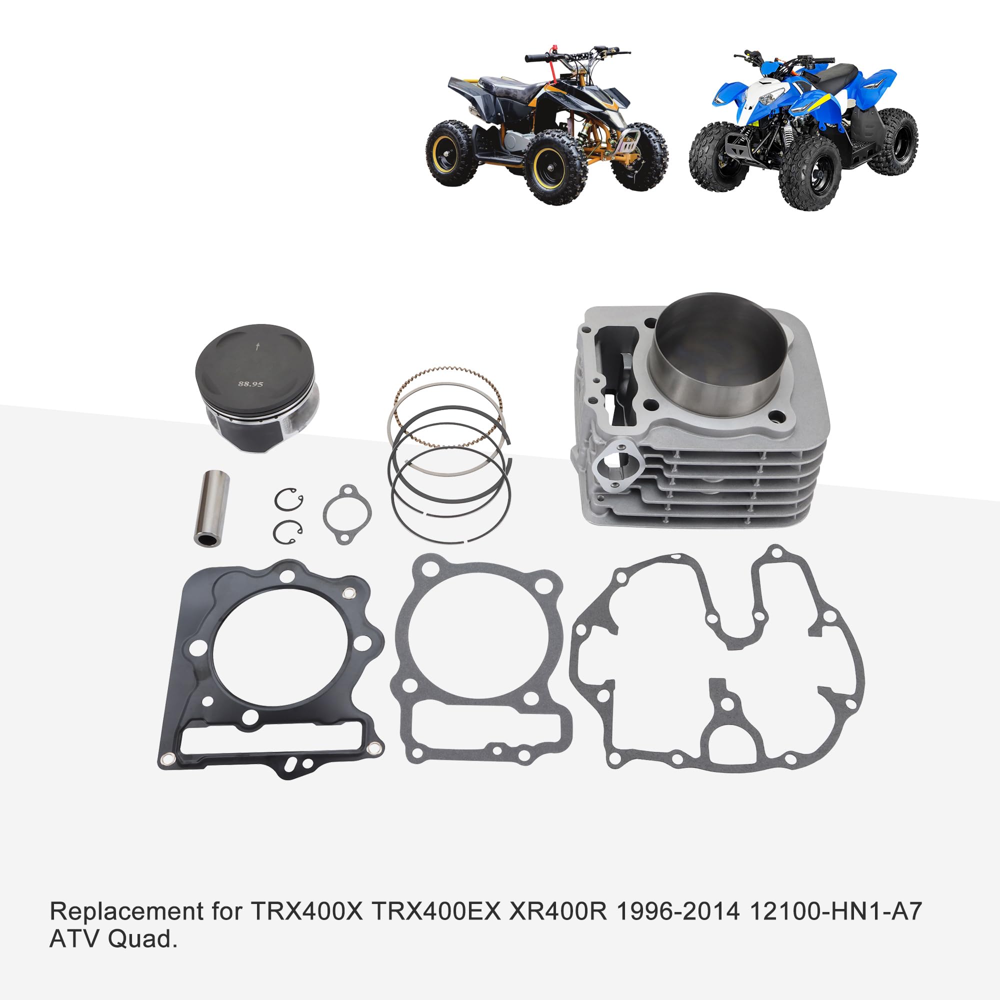Amazon.com: GOOFIT 89mm 440CC Big Bore Cylinder with Piston Rings