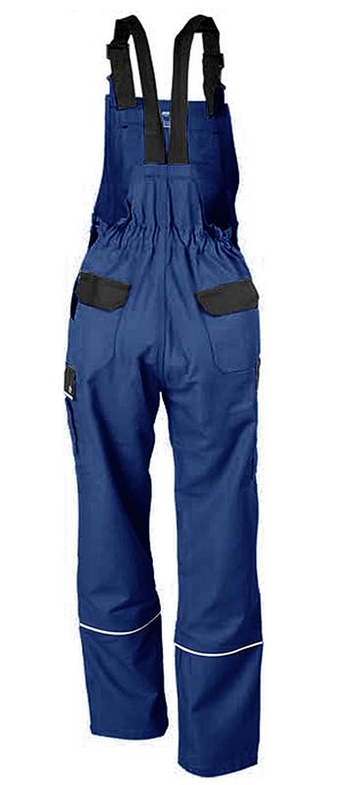 Arbeitshose Latzhose Canvas 320g/m² Blau Größe 72 (Bitte beachten Sie zur Ermittlung der für Sie passenden Größe Bitte unbedingt unsere Größentabelle)