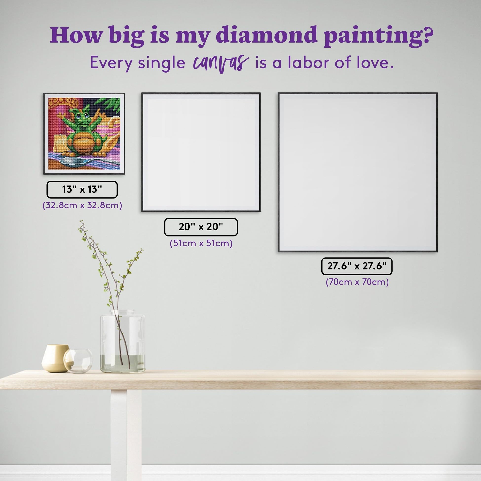 Amazon.com: DIAMOND ART CLUB Huggable Diamond Painting Kit, Fun