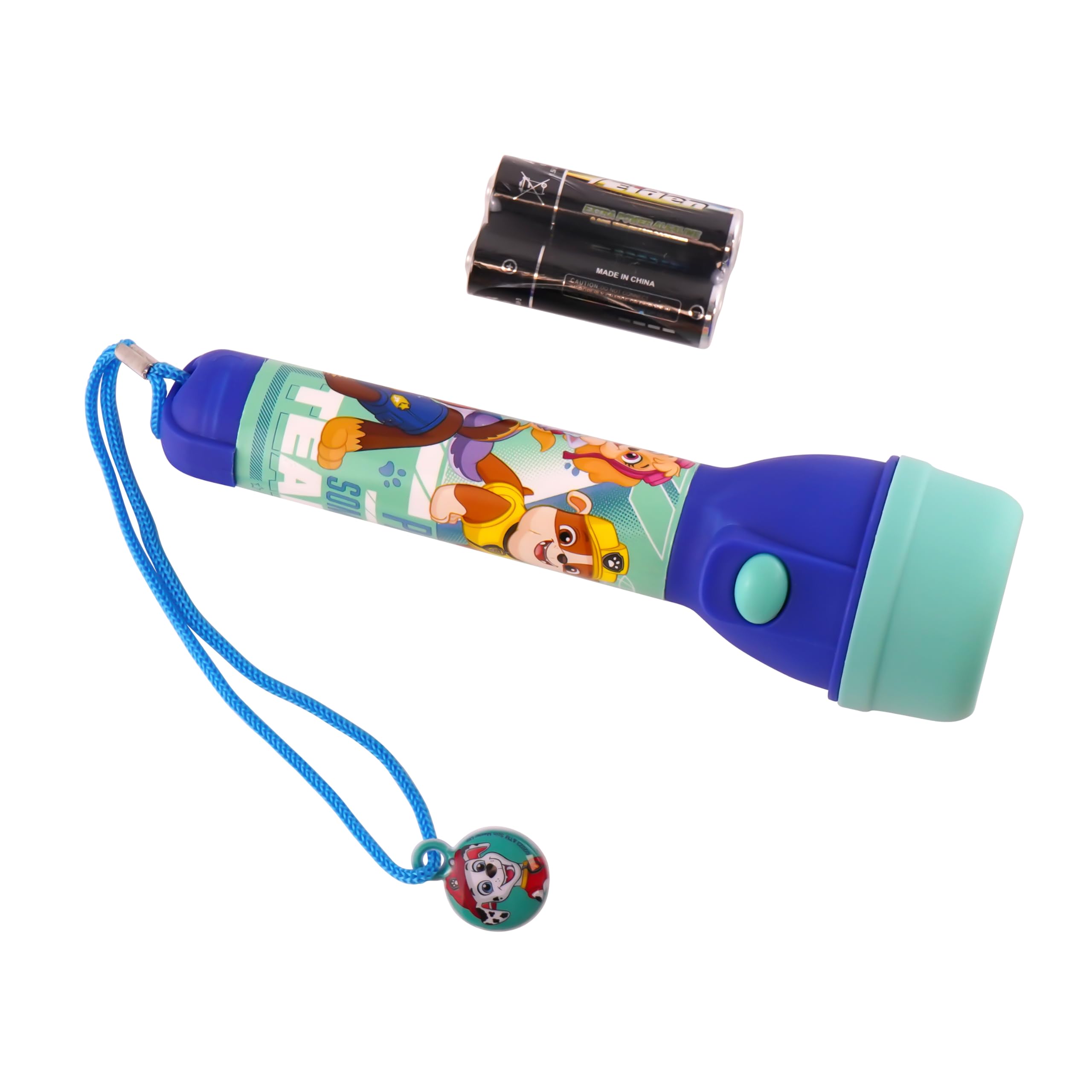 HOVUK Disney La Reine Des Neiges Lampe Torche LED 16 Cm - Grande Lampe En Plastique Avec Cordon Attaché Réglable - Pour Camping, Voyage Et Urgence