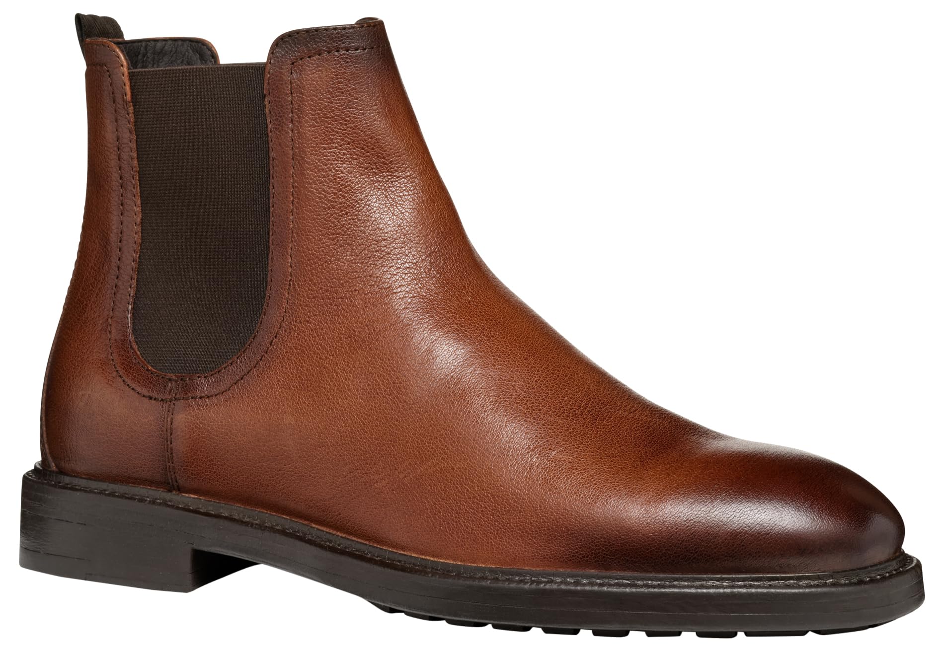 Geox Men's U Tiberio A Ankle Boot, Cognac, 10 UK