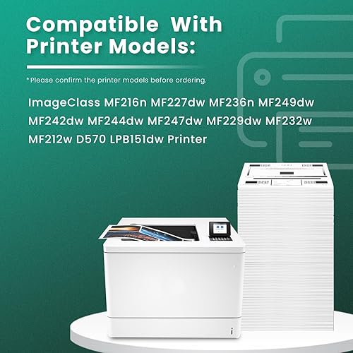 Miniatura 2 de GREENBOX Cartucho de tóner negro compatible CRG137, paquete de 2 unidades de repuesto para 9435B001AA para impresora Canon ImageClass ImageClass