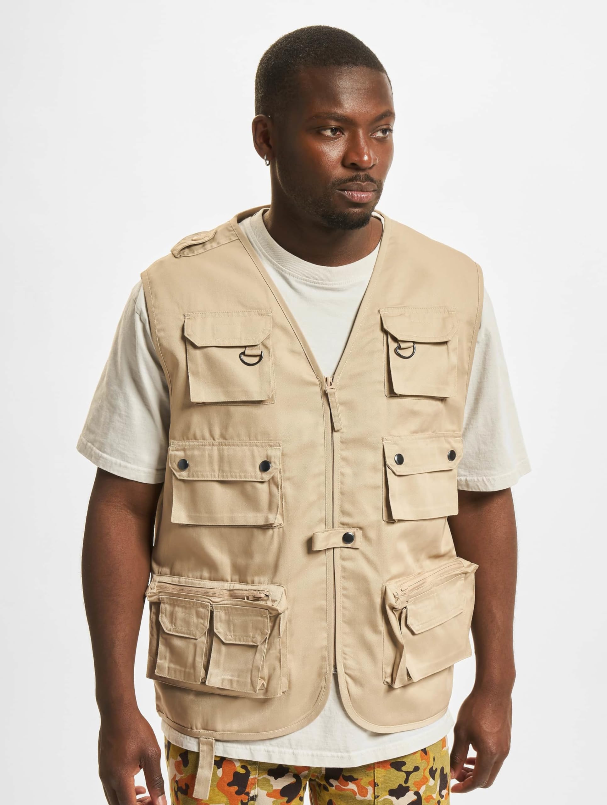 Brandit Men's Hunting Vest Beige Size M