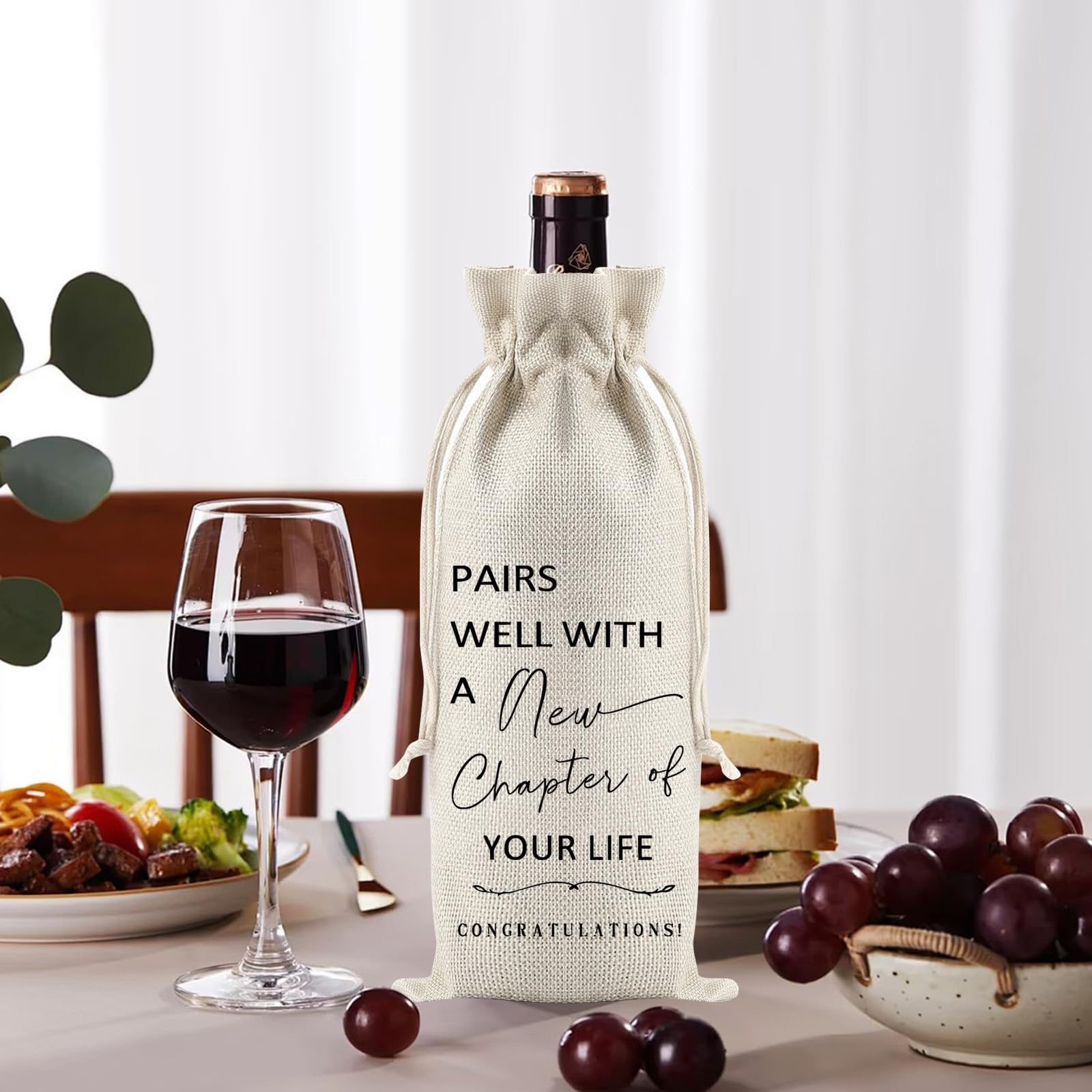 Wein-Geschenktüte Mit Spruch – Perfekt Für Kollegen, Abschied, Beförderung