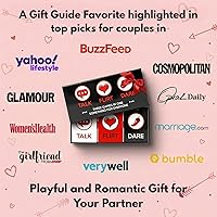 Vista 2 de Talk Flirt Dare Couples Game, Gift for Couples, Fun Romantic Date Night Card Game, Conversation and Challenge Cards to Build Connection, Intimacy