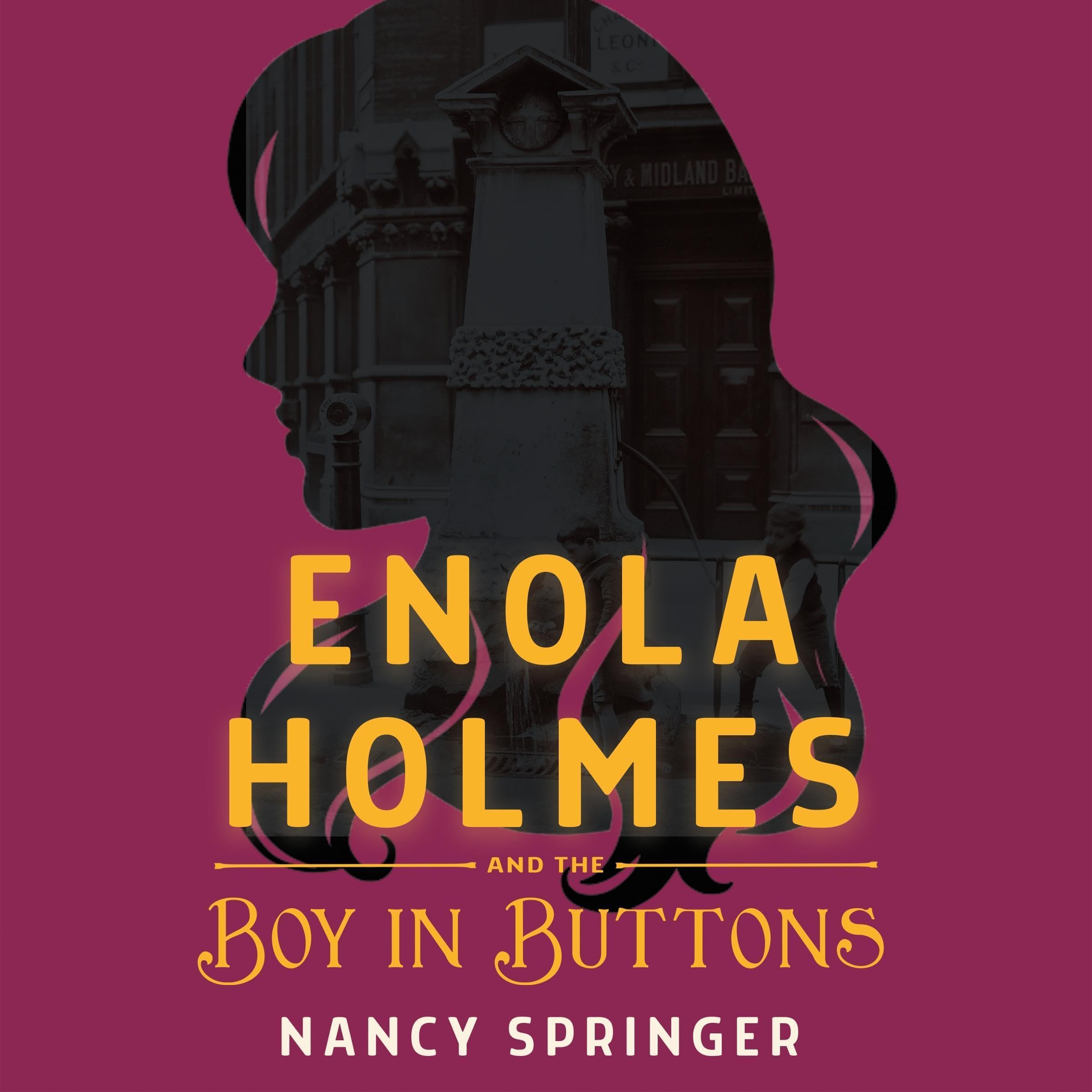 Cover art for Enola Holmes and the Boy in Buttons