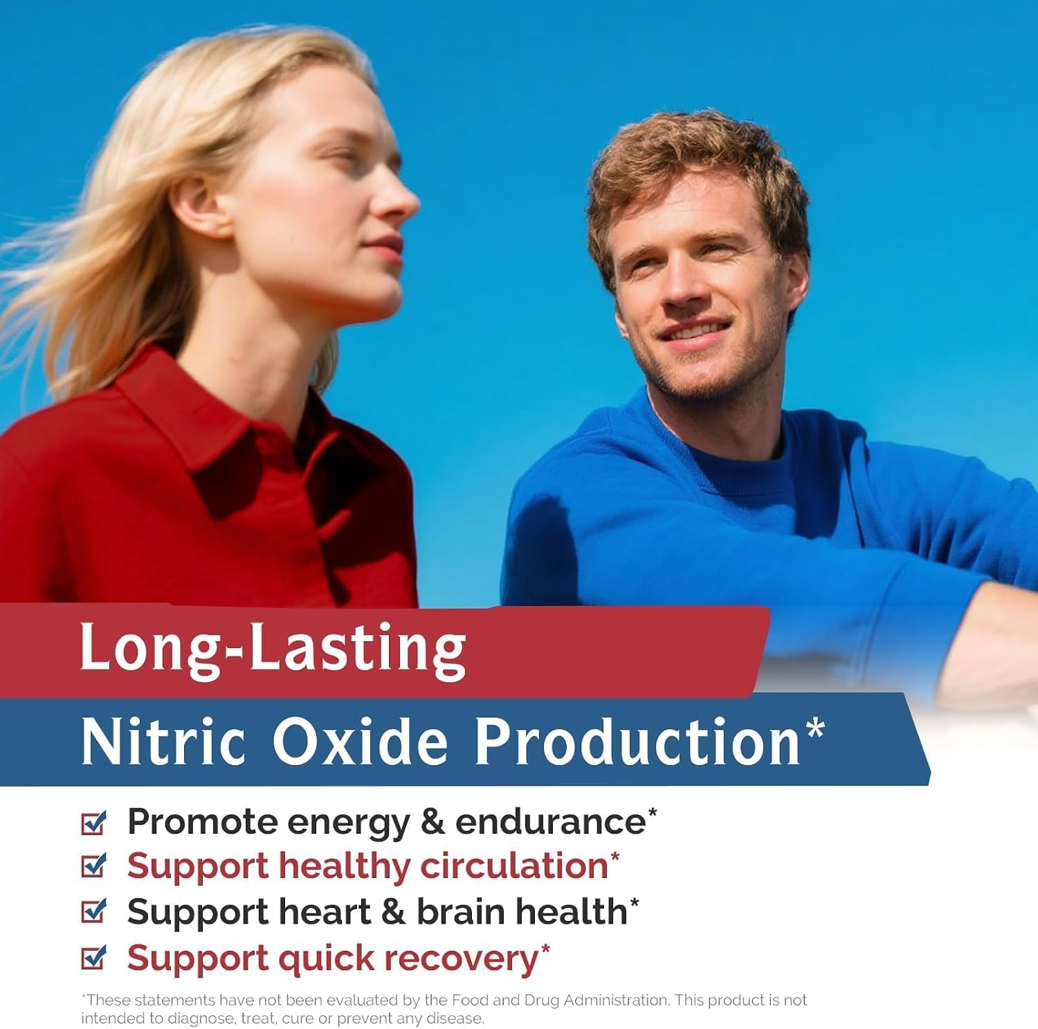 Innate Vitality Nitric Oxide Booster Supplement, L-Arginine, L-Citrulline, Beet Root, Beta-Alanine, Ginseng Root, Healthy Circulation, Energy & Endurance, 90 Vegan Capsules — Amazon image 4