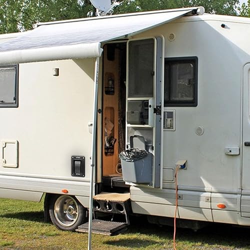 Miniatura 3 de 387874 Interruptor estabilizador de potencia para gatos RV de 12 V, retroceso extendido con tornillos de montaje estabilizador para caravanas,