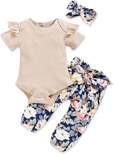 infant floral romper