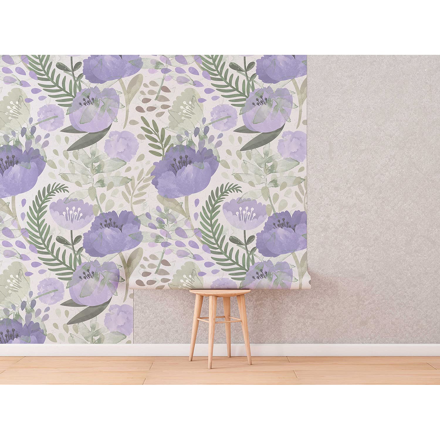 Coloray Fototapeta Foto-Tapeta Ścienna 250x104cm Nowoczesna Stylowa Winylowa Tapeta Flizelinowa XXL Na Ścianę Flizelina Na Flizelinie - Mak jasny